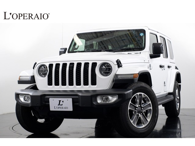 ラングラー アンリミテッド サハラ 2.0L 4WD 純正18インチアルミ オフロードカメラ フリ