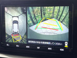 【パノラミックビューモニター】専用のカメラにより、上から見下ろしたような視点で360度クルマの周囲を確認することができます☆死角部分も確認しやすく、狭い場所での切り返しや駐車もスムーズに行えます。