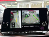 ナビのカメラボタンを二回押すことで運転席からの死角もカバーできます