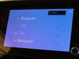 オーディオソース選択画面です。Bluetoothオーディオをご利用いただけます。