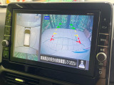 【アラウンドビューモニター】専用のカメラにより、上から見下ろしたような視点で360度クルマの周囲を確認することができます☆死角部分も確認しやすく、狭い場所での切り返しや駐車もスムーズに行えます。