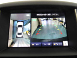 アラウンドビューモニターは4方のカメラで真上から車を見たようにモニターで確認ができる日産の自慢の装備です。是非実際の車で体感してみてください。
