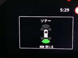 障害物を感知し知らせてくれるので安心です♪