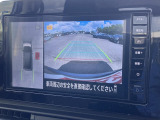 【アラウンドビューモニター】専用のカメラにより、上から見下ろしたような視点で360度クルマの周囲を確認することができます☆縦列駐車や幅寄せ時に活躍してくれます♪