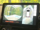 【パノラミックビューモニター】専用のカメラにより、上から見下ろしたような視点で360度クルマの周囲を確認することができます☆縦列駐車や幅寄せ時に活躍してくれます♪