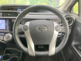 インテリアに合わせたデザインのステアリングは、運転される方のことも考え、運転しやすい形状、大きさです。是非一度、実際に触ってお確かめください。