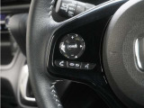 ハンドルにオーディオ操作用スイッチを備え、手を放さずに操作可能。安全性と利便性を両立しています。