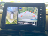【アラウンドビューモニター】専用のカメラにより、上から見下ろしたような視点で360度クルマの周囲を確認することができます☆縦列駐車や幅寄せ時に活躍してくれます♪