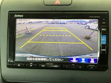 バックモニター付きで、車庫入れやバック時の後方確認をサポート。