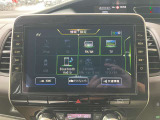 ◆日産純正ナビゲーション◆10インチの大画面だからアラウンドビューモニターも地図も大きく見えます!フルセグTV・CD再生・DVD再生・Bluetooth Audioなど様々なソースが使用できます。