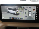 見えルークスの3Dで映る360&deg;カメラです!安全面に関して最先端技術になります