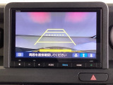 便利な3ビュー切り替え、ガイド線表示付きのバックカメラです。後退時、後方の視界をサポートします