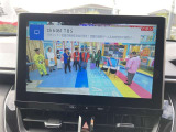 大画面でテレビ視聴可能です。