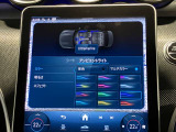 車内を彩るアンビエントライト。いつでもお好みの室内空間を演出してください。