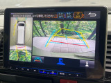 【パノラミックビューモニター】専用のカメラにより、上から見下ろしたような視点で360度クルマの周囲を確認することができます☆死角部分も確認しやすく、狭い場所での切り返しや駐車もスムーズに行えます。