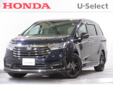 ワンオーナー車の2021年、オデッセイハイブリッド(e:HEVアブソルート・EX)が入庫しました。当社自社工場にて法定点検を実施しております。過去の整備は整備記録簿での確認ができます。
