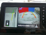 【アラウンドビューモニター】空から見下ろした映像がナビ画面にて確認可能です。駐車もラクラクですよ♪