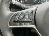 ナビの音量など車両情報を手元で操作できるハンドルスイッチ付き。