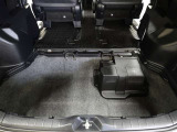 広々としたラゲージスペースを備えています。大きなものや長さのある荷物もしっかりと積み込めます。