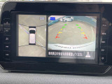 アラウンドビューモニターです☆車の前後左右にカメラがついており駐車時には上から車を見たような画面が見れますので、4方向の状況を確認することができる便利な機能です☆