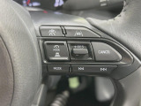 【レーダークルーズコントロール】高速道路での長距離走行が楽に!!自動で速度を保つクルーズコントロールが、衝突軽減システムと連携し、前方の車両を感知して車間を保つように速度調節してくれます!!