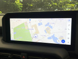 【12.3インチワイドナビ】高級感とインパクトのある大型ワイドナビを装備。各種オーディオ操作はもちろん、横長ワイド画面でのマップ2分割表示など、利便性も高いナビです♪