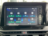 ナビ機能に地上デジタルTVやラジオの視聴/Bluetooth接続機器の再生/スマートフォン連携/アラウンドビューモニターと連携しております。