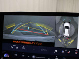 パノラミックビューモニターをバックモニターに切り替えた時の表示です。