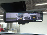 スマートルームミラーで後ろの景色もモニター表示♪車内が荷物でいっぱいでも見られますので便利ですね