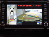 バックガイドモニターは、ハンドルを回すとガイド線が動きます。