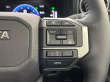 【レーダークルーズコントロール】高速道路での長距離走行が楽に!!自動で速度を保つクルーズコントロールが、衝突軽減システムと連携し、前方の車両を感知して車間を保つように速度調節してくれます!!