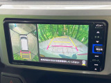 【パノラマモニター】専用のカメラにより、上から見下ろしたような視点で360度クルマの周囲を確認することができます☆死角部分も確認しやすく、狭い場所での切り返しや駐車もスムーズに行えます。