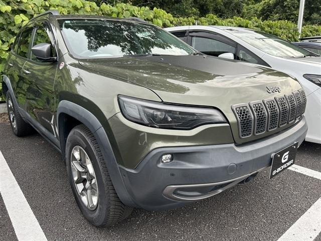 チェロキー トレイルホーク 4WD 禁煙車 ブラックレザーシート