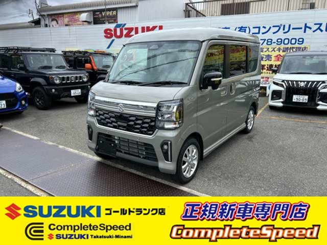 エブリイワゴン PZターボ ハイルーフ 最新モデルブラック内装ワンアクションパワ