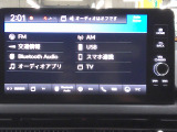 フルセグテレビ搭載。USB入力、Bluetoothオーディオに対応しています。