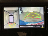 【パノラミックビューモニター】専用のカメラにより、上から見下ろしたような視点で360度車の周囲を確認することができます。