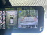 【アラウンドビューモニター】専用のカメラにより、上から見下ろしたような視点で360度クルマの周囲を確認することができます☆死角部分も確認しやすく、狭い場所での切り返しや駐車もスムーズに行えます。