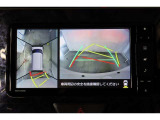 車両を上から見たような映像表示するパノラミックビューモニター付き!