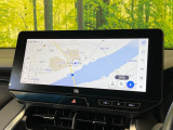 【12.3インチワイドナビ】高級感とインパクトのある大型ワイドナビを装備。各種オーディオ操作はもちろん、横長ワイド画面でのマップ2分割表示など、利便性も高いナビです♪