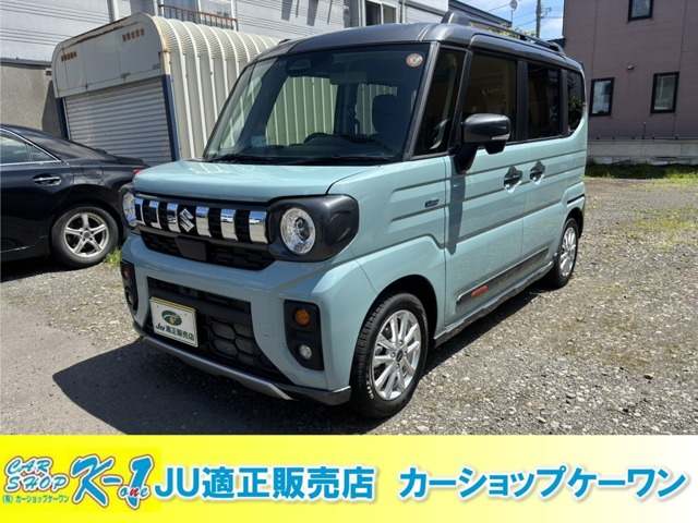スペーシアギア ハイブリッド(HYBRID) XZターボ 4WD ブレーキサポート ナビ TV Bluet...