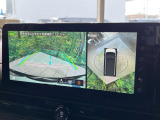【アラウンドビューモニター】専用のカメラにより、上から見下ろしたような視点で360度クルマの周囲を確認することができます☆死角部分も確認しやすく、狭い場所での切り返しや駐車もスムーズに行えます。
