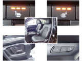 運転席には電動パワーシート搭載!また1つのキーごとシート位置を記憶できるメモリー機能付き!またシートヒーターも搭載!