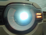 とても明るいLEDヘッドランプを装着しています☆