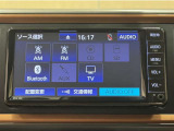 Bluetooth対応、CD再生機能付き。お好きな音楽を聴きながらのドライブは楽しいですよね〜♪