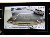 後方の死角を軽減し、狭い場所での切替しや駐車もしやすくなるバックモニターを装備しています。