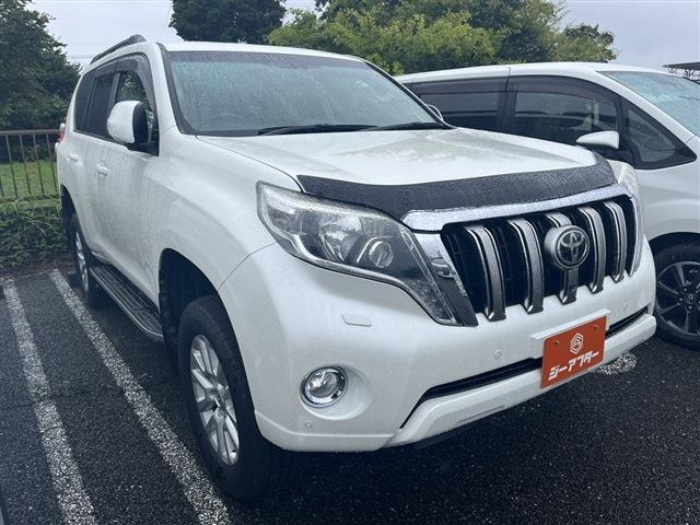 ランドクルーザープラド 2.8 TZ-G ディーゼル 4WD 禁煙車 ベージュ革シート 後席モニ...