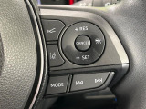 【レーダークルーズコントロール】高速道路での長距離走行が楽に!!自動で速度を保つクルーズコントロールが、衝突軽減システムと連携し、前方の車両を感知して車間を保つように速度調節してくれます!!