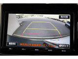 後方の死角を軽減し、狭い場所での切替しや駐車もしやすくなるバックモニターを装備しています。