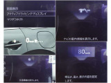 メーターやナビ情報が投影されているのでよそ見の防止につながります。
