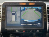 【アラウンドビューモニター】専用のカメラにより、上から見下ろしたような視点で360度クルマの周囲を確認することができます☆死角部分も確認しやすく、狭い場所での切り返しや駐車もスムーズに行えます。